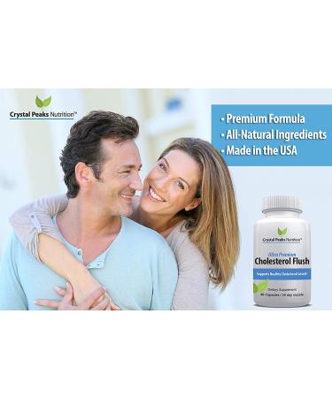 Cholesterol Supplement - Natural Ingredients for Healthy HDL and LDL Levels, Arteries, Heart & Circulation - 60 Capsules - Buy Online on GoSupps.com