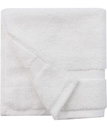 Everplush Classic Hotel Towels 6 Pack White Terry Washcloths - Set of 6 - Buy Online on GoSupps.com
