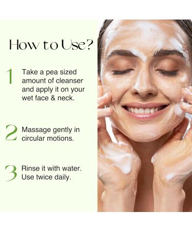 NOURISH MANTRA Green Tea Tatva Face Wash - 2-in-1 Exfoliator & Cleanser with Niacinamide | All Skin Types | Paraben & SLS Free | 100ml - Buy Online on GoSupps.com