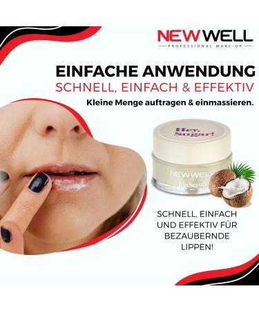 NEW WELL Lip Scrub - Vegan & Cruelty-Free Lip Peeling | 100% Natural Intensive Moisture (Mix Fruit) - Shop Internationally! - Buy Online on GoSupps.com