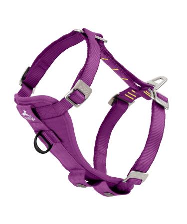 Kurgo Tru-Fit Car Safety Harness for Dogs With Padded Chest Panel and D-Ring With Car Seat Belt Size XL Purple Purple XL - Buy Online on GoSupps.com