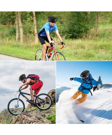 Catime Waterproof Bicycle Helmet Cover - Reflective Rain Protection for Kids & Adults - Adjustable Buckle Dustproof High Visibility Black - Buy Online on GoSupps.com