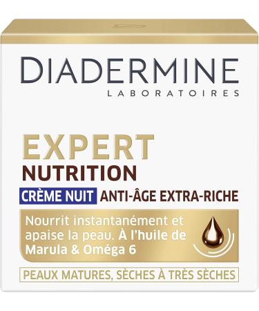  Diadermine Diadermine - Expert Nutrition 3D - Night Cream - Anti-Wrinkle - 50 ml - Pack of 2 - Buy Online on GoSupps.com