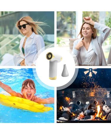 Air Hair Dryer Battery Operated Hair Dryer Handheld Hair Dryer Cordless Hot Air Hair Dryer Rechargeable Personal Cordless Turbos Fan Dry Blower with Adjustable Speed for Travel Use Silver High Speed turbine Hair Dryer  - Buy Online on GoSupps.com