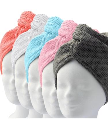 Elexacare Haarturban - 2-Piece Microfiber Turban Towel Set (Anthracite/Dark Gray) for Long Hair - Buy Online on GoSupps.com