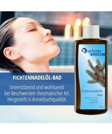 Spitzner Health Bath Spruce Needle Oil 190ml | Promote Wellness & Relieve Rheumatic Complaints | Essential Oil Bathing Kit - Buy Online on GoSupps.com
