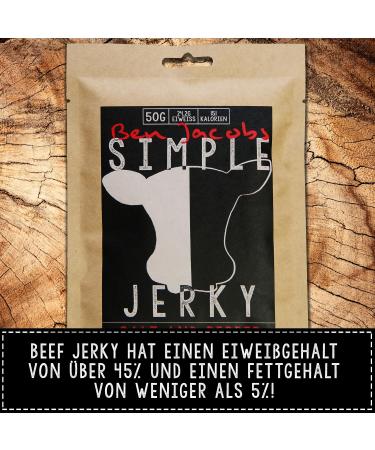 Premium Handmade Beef Jerky Tasting Box - 6x50g All-Natural No Additives | Austrian Pasture Raised - Buy Online on GoSupps.com