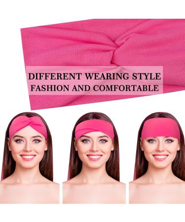 Feqo 18-Piece Elastic Headband Set for Women | Knotted Turban Hair Accessories | Yoga & Fitness | 18 Candy Colors - Buy Online on GoSupps.com
