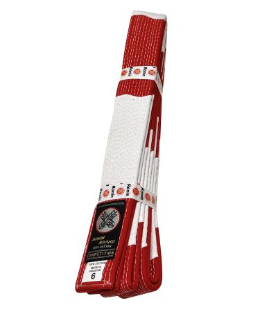 Rokudan Martial Arts Masters Rank Belt. Sixth & Seventh Degree Rank for Karate, Judo & Jujitsu.  6