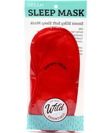 Wild Essentials Snooz Silky Soft Sleep Mask - Ruby Red - Buy Online on GoSupps.com