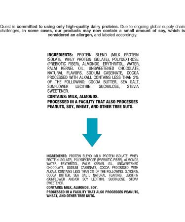 Quest Nutrition Dipped Chocolate Chip Cookie Dough Protein Bars - High Protein, Low Carb, Gluten Free, Keto Friendly - 12 Count - Buy Online on GoSupps.com