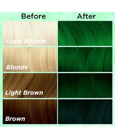 VOODOO Green Hair Paint 8 Oz | Vegan & Cruelty-Free Temporary Hair Color | Non-Drippy Creamy Formula | Harmonious Vibrant Green | Sulfate Paraben & Ammonia-Free - Buy Online on GoSupps.com