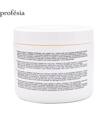 Hair Mask Curly Hair 500ml Styling Curly Hair Collagen Hydrolyzed Hair Mask Restructuring Defines and Gives Elasticity Curly Hair Anti-Frizz Curly Hair Products PROPHESY - Buy Online on GoSupps.com
