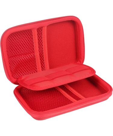 Diabetic Supplies Travel Case Organizer Bag - Small Red Diabetes Testing Kit Case - Buy Online on GoSupps.com