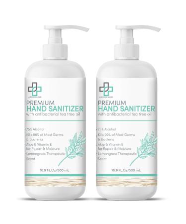 London Labs Hand Sanitizer Aloe Vera Gel Skin Moisturized Refreshing 16.9 Fl Oz (Pack of 02) 16.9 Fl Oz (Pack of 2)