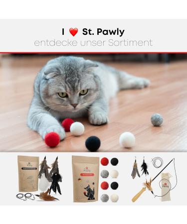 St.Pawly Mint Mice - Natural Cat Toys with Catnip & Matatabi Stick | Ideal Cat Mouse Toy for Playful Cats - Buy Online on GoSupps.com