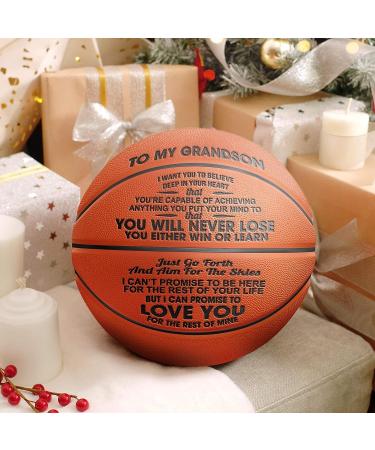 DOPITKA Engraved Outdoor Basketball for Son - Custom 29.5 Gift for Men - Birthday, Graduation, Back to School - Buy Online on GoSupps.com