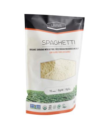 LIVIVA Keto-Friendly Organic Shirataki Spaghetti - Low Calorie, 14 oz (Pack of 6) - Buy Online on GoSupps.com