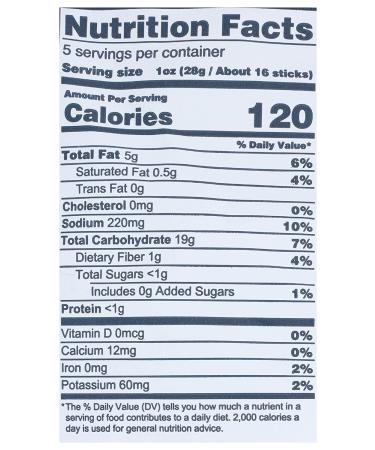 Lesserevil Veggie Stick Ranch Organic Snack - 4.5 oz | Healthy & Delicious - Buy Online on GoSupps.com