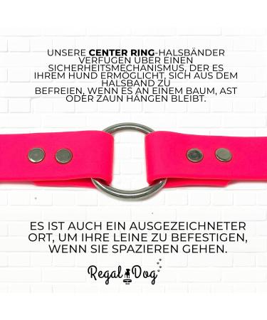 Regal Dog Products Waterproof Halfband Collar for Small Medium & Large Dogs - Pink - Perfect for Puppies & Adult Dogs - Buy Online on GoSupps.com