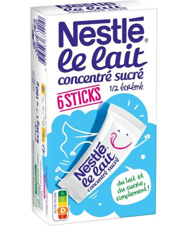Nestle half cream sugar concentrated milk 6 sticks 180 g - Buy Online on GoSupps.com