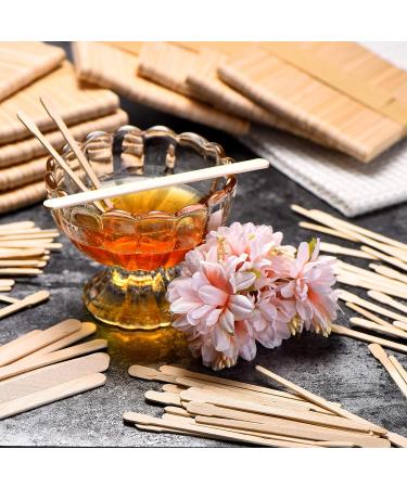 1000-Piece Wood Wax Sticks Set for Hair Removal - Includes 500 Large Eyebrow & 500 Small Facial Applicator Sticks - Buy Online on GoSupps.com