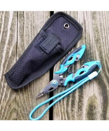 Loud Mouth Bass Fishing Pliers Set - Stainless Steel Titanium Coated Needle Nose, Split Ring, and Hook Remover Tool for Fishermen - Buy Online on GoSupps.com