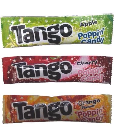 10 x Tango Popping Candy Sachets - Cherry Orange & Apple Flavours - Buy Online on GoSupps.com