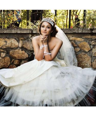 Crystal Tiara 2 Pack - Rhinestone Crown Headbands for Weddings & Birthdays | Elegant Bridal Accessories - Buy Online on GoSupps.com