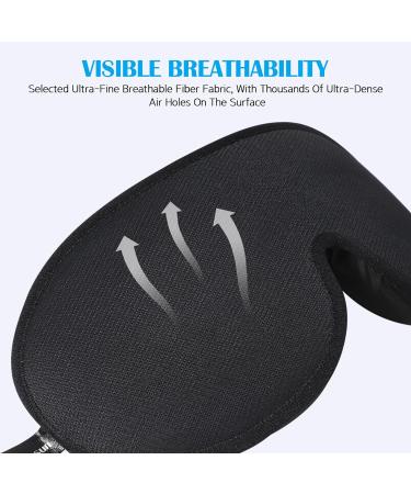 Boniesun 2023 Summer 3D Sleep Mask - Breathable Light Blocking Eye Mask for Side Sleepers | Unisex Design for Ultimate Comfort - Buy Online on GoSupps.com