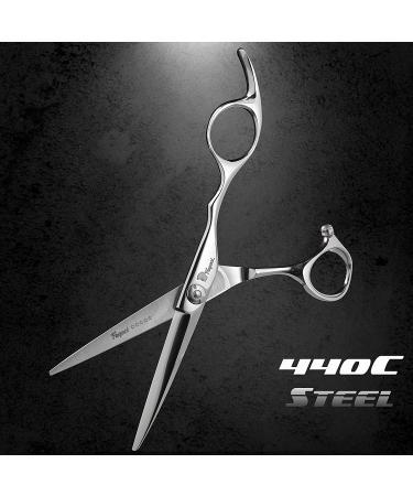 Fagaci Professional Hair Scissors Set - 6 Sharp Blades for Precision Haircuts | Barber Shears for Men and Women - Buy Online on GoSupps.com