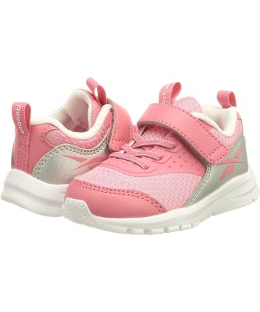 Reebok Baby Girl's Rush Runner 4.0 TD Sneakers - Astro Pink/Silver/White, UK 6.5 Child - Buy Online on GoSupps.com