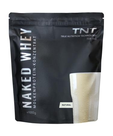 True Nutrition Technology TNT Naked Whey Protein Powder (1kg) Protein Powder with Lactase for Protein Shakes Baking and Cooking Excellent Solubility and Delicious Taste (Neutral)