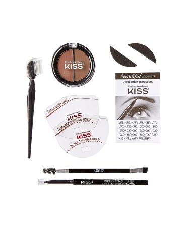 Kiss Beautiful Brow Kit - Complete Eyebrow Grooming Set - Buy Online on GoSupps.com