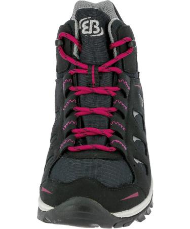 Bruetting Women's Mount Frakes High Trekking & Hiking Boots - 39 EU Black Pink | Best International Shipping - Buy Online on GoSupps.com
