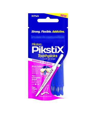 Piksters Pikstix toothpicks for plaque removal 30 pieces