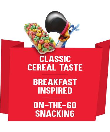 Kellogg's Froot Loops Cereal Bars  Original  On The Go Snack Food  33.6oz Case (8 Count) - Buy Online on GoSupps.com