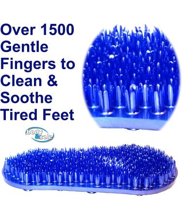 Soapy Soles Foot Scrubbing Pad & Massager - Pearl Blue | Exfoliate and Massage Your Feet - Buy Online on GoSupps.com