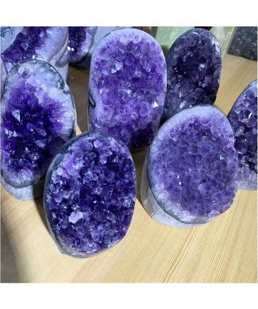 1 pc Natural Purple Crystal Geode Rough Stone Amethyst Cluster Freeforms 1pc ZJGIDTEM (Color : 1100-1190g) - Buy Online on GoSupps.com