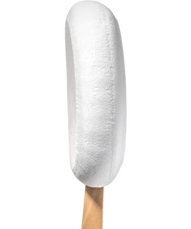 Long Curved Lotion Applicator for Back, Legs, Feet - Wooden Handle Body Brush for Sunscreen, Self-Tanning, Acne - Elderly Friendly - Buy Online on GoSupps.com