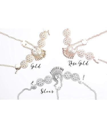 Gypsy Forehead Head Chain - Boho Gold Jewelry for Women & Girls | Perfect for Parties & Layering - Buy Online on GoSupps.com