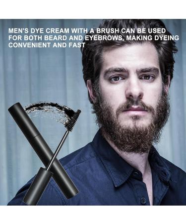 Buy Waterproof Eyebrow Color for Men - 0.3oz Eyebrow Tinting Pen - Durable & Wipe-Resistant Beard Dye in Cypress Black - Buy Online on GoSupps.com