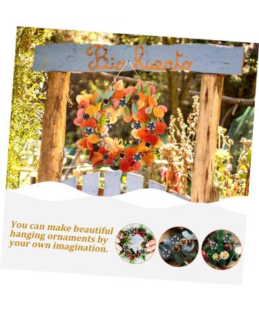 HOMSFOU 175 Pcs Christmas Wreath Decoration Red Berries Pine Needles Fake Fruit Home Decor Bouquet Flower Picks Diy Crafts Photography Eucalyptus Fruits Dried Fruit Self Made Ornaments Assorted Colorx5pcs 2.2x2.2cmx5pcs - Buy Online on GoSupps.com