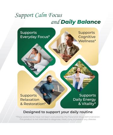 GriMed L-Theanine 11 900mg- X10 Power with Apigenin GABA Ashwagandha Rhodiola - Relaxation & Restoration Focus and Memory (150 Count (Pack of 1)) - Buy Online on GoSupps.com