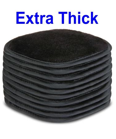 Reusable Microfiber Makeup Remover Cloth (10 Pack) - Gift Box Packaging, Black 5x5 Inch Pads for Women - Buy Online on GoSupps.com