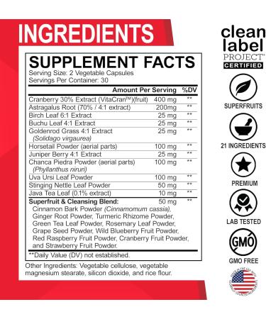 Kidney Cleanse & D Mannose Supplements - Kidney Detox & Bladder Support Liquid Drops Supplement D-Mannose 500mg 1000mg Capsules - DMannose Cranberry Support Kidneys Bladder & Urinary Tract Health - Buy Online on GoSupps.com