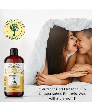 Green Valerie Zen Massage Oil XXL 500 ml | Sweet Almond | Dermatest Excellent | Relax & Rejuvenate | Quality Italian Oil - Buy Online on GoSupps.com