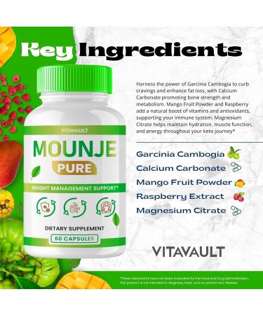 Mounje Pure Keto Capsules Mounje Pure Advanced Formula Pills - Maximum Strength Mounje Pure All Natural Keto Pills MounjePure Capsules Mounje Pure Official Formula Pills Reviews (2 Pack) - Buy Online on GoSupps.com