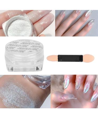 Ghzste Chrome Nail Powder Glossy Mirror Effect Nail Powder Nail Art DIY Glitter Powder Decorations 2g - Buy Online on GoSupps.com