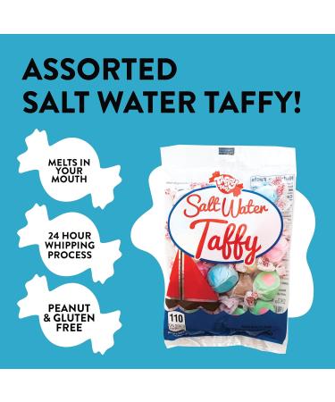 Buy Taffy Town Assorted Salt Water Taffy - 80 Oz | International Shipping Available - Buy Online on GoSupps.com